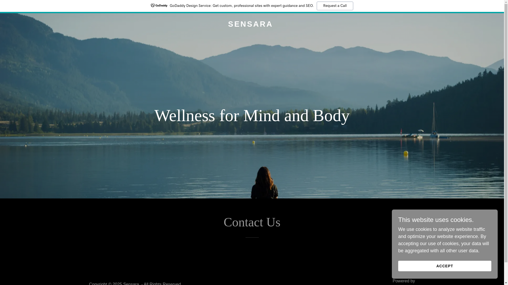 website screenshot of https://sensarawellness.in/