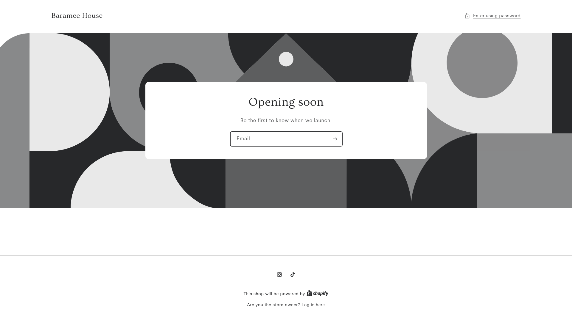 website screenshot of https://barameehouse.com/