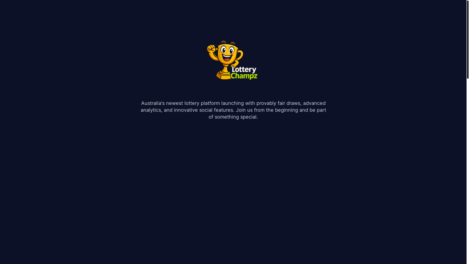 website screenshot of https://lotterychampz.net/