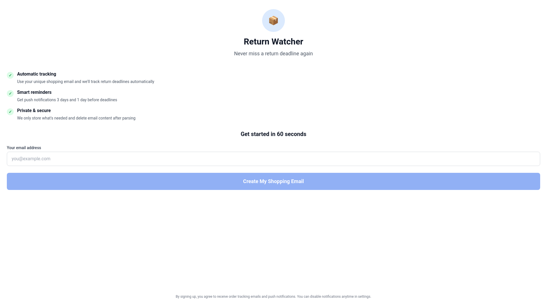 website screenshot of https://return-watcher.pages.dev/