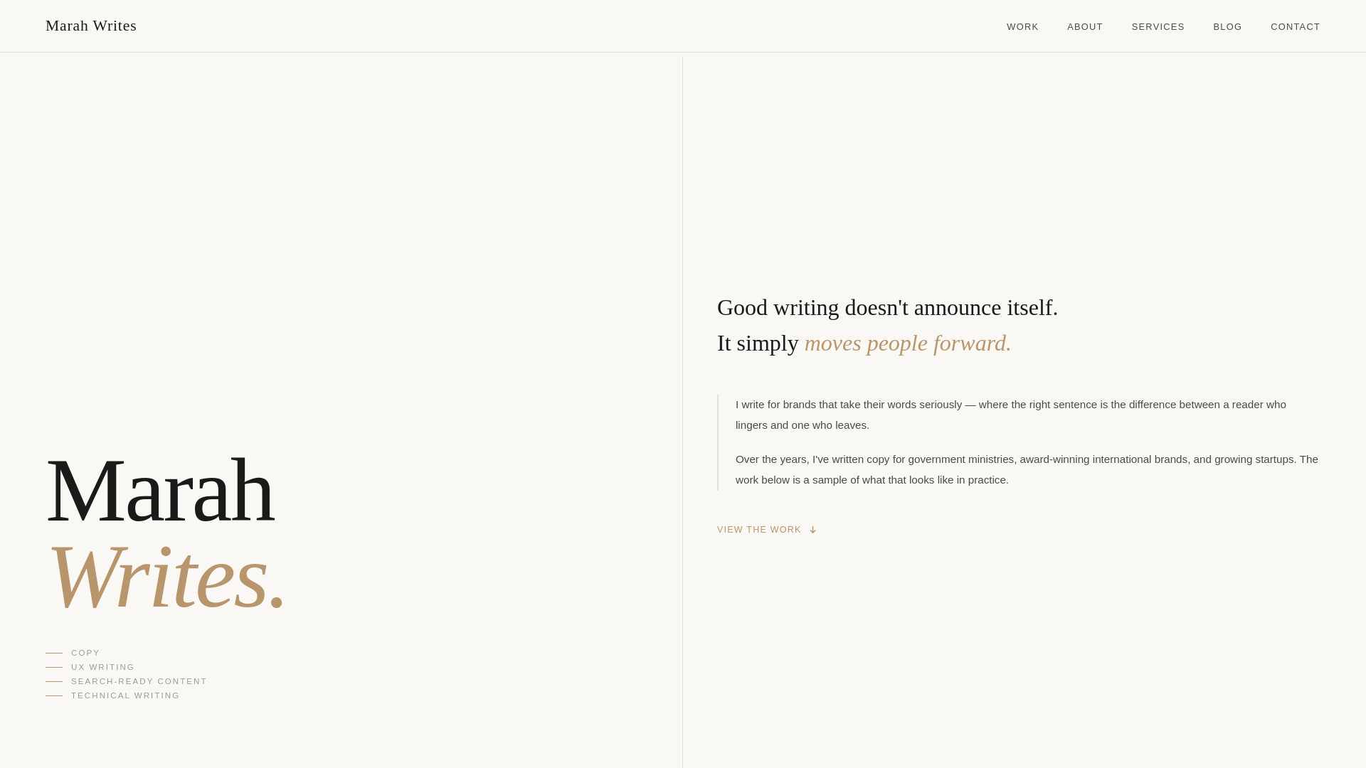 website screenshot of https://marahwrites-manual.pages.dev/