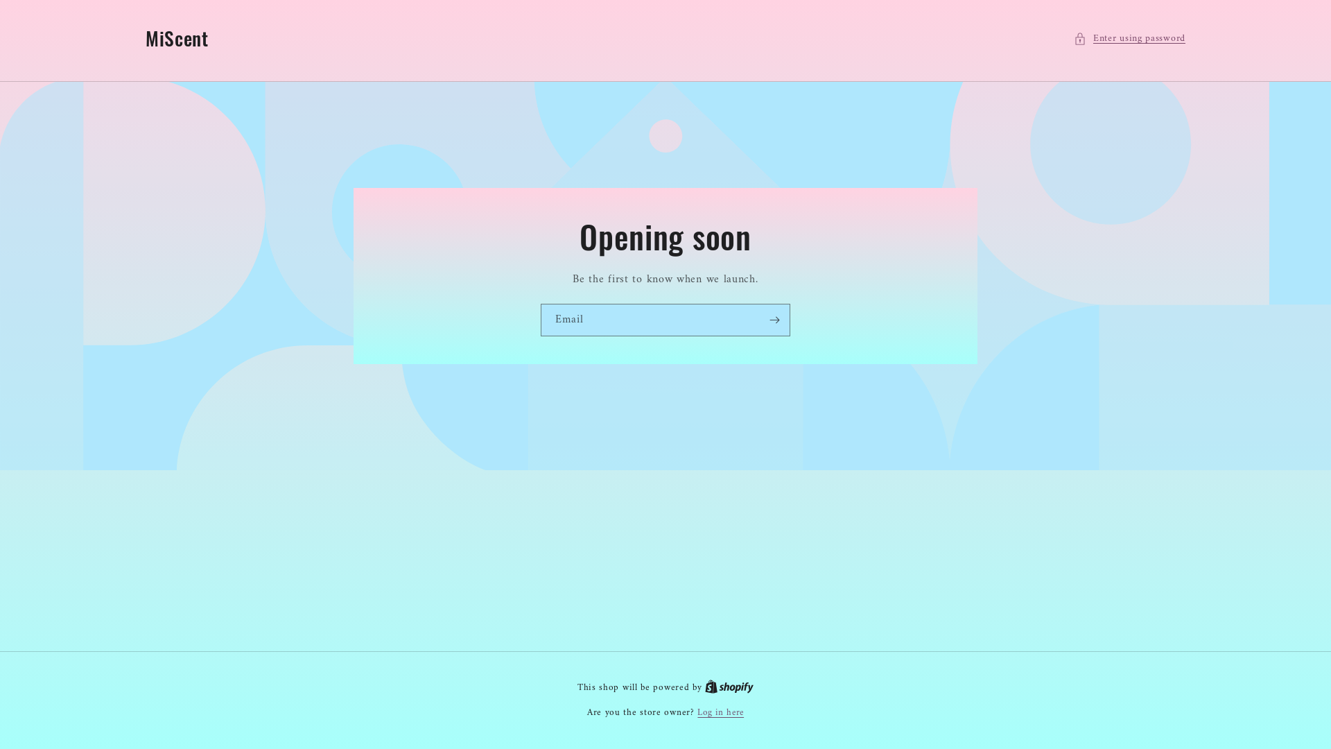website screenshot of https://miscentfragrance.com/