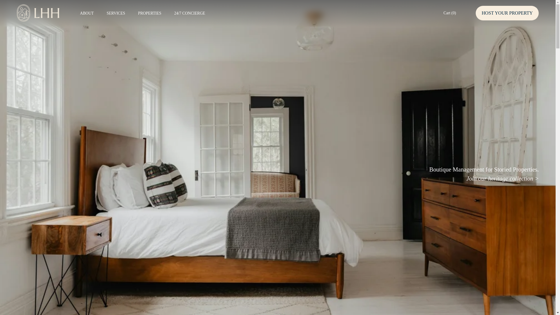 website screenshot of https://leclerchospitality.ca/