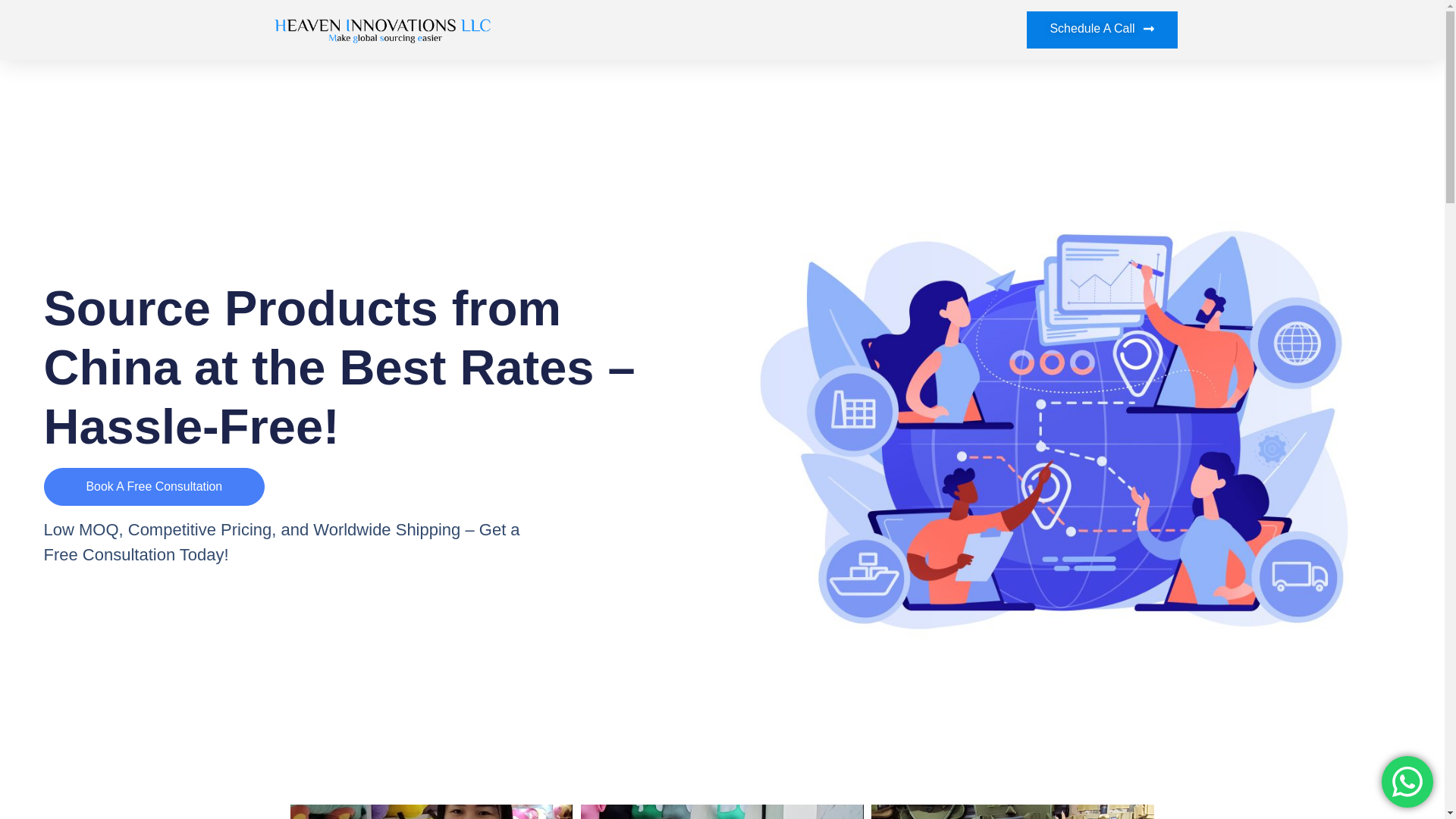 website screenshot of https://heaveninnovationsllc.com/