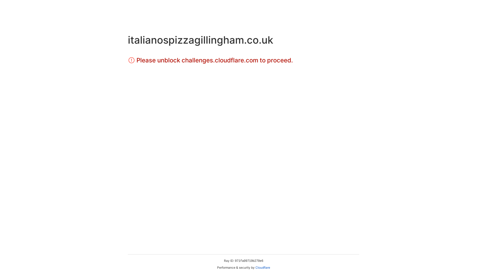 website screenshot of https://italianospizzagillingham.co.uk/