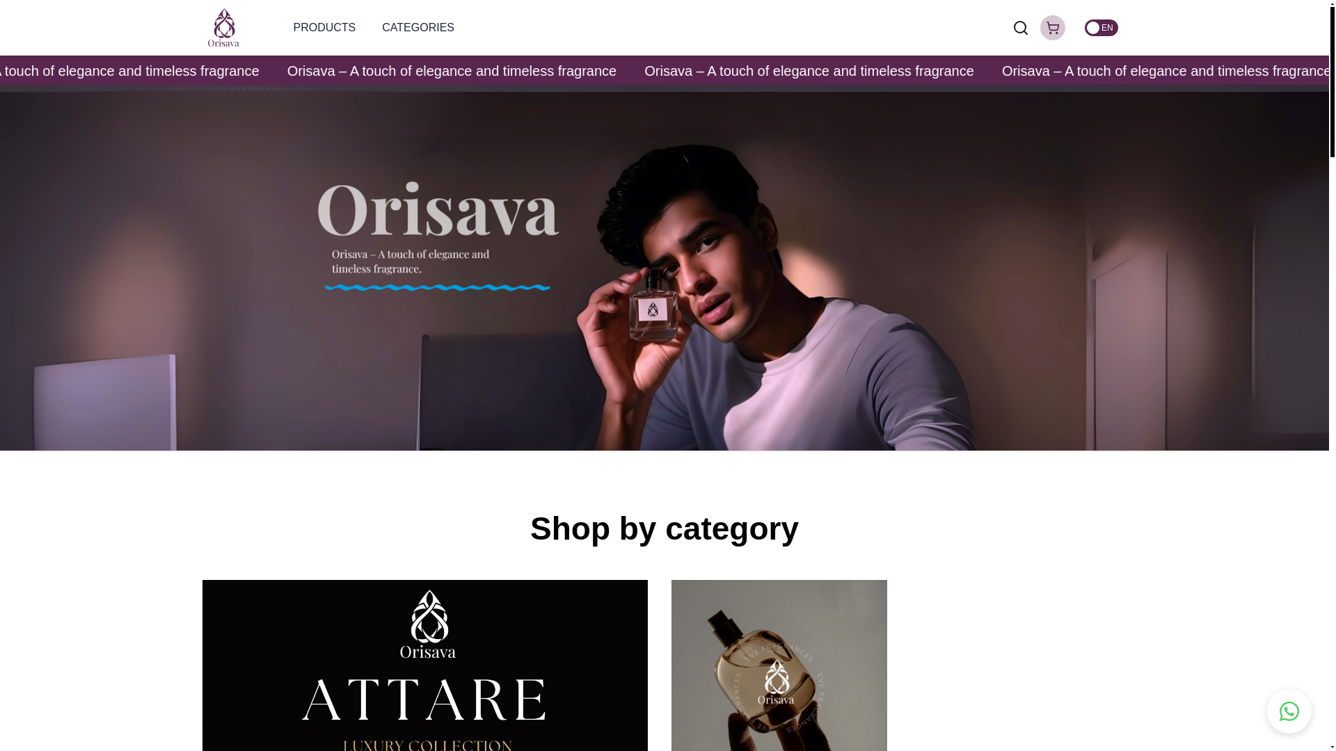 website screenshot of https://orisava.com/
