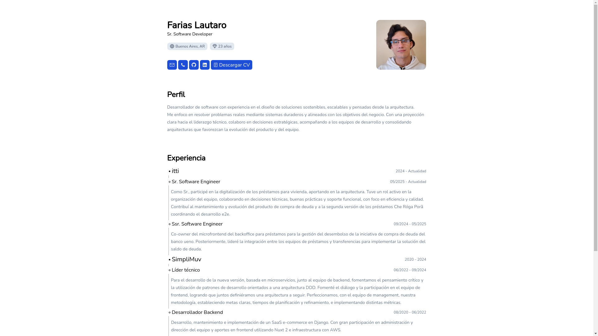 website screenshot of https://fariaslautaro.pages.dev/