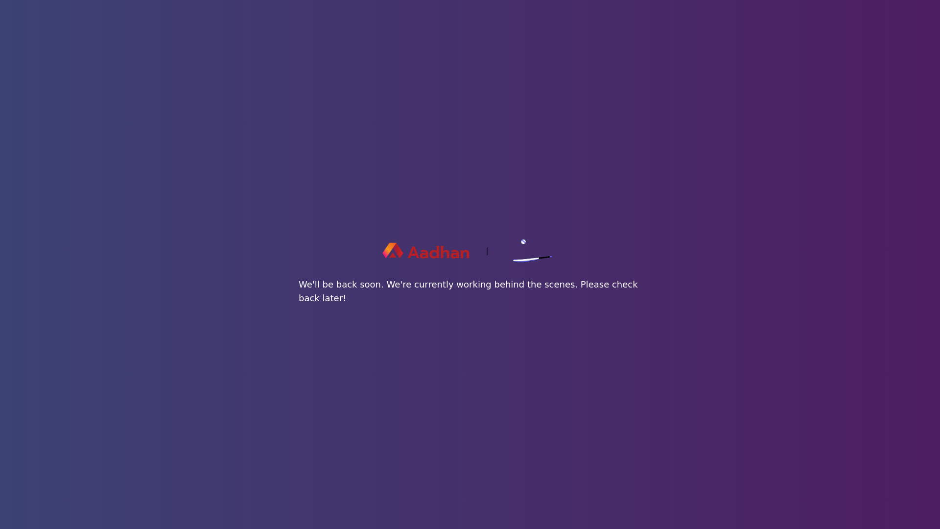 website screenshot of https://aadhan-html5.pages.dev/