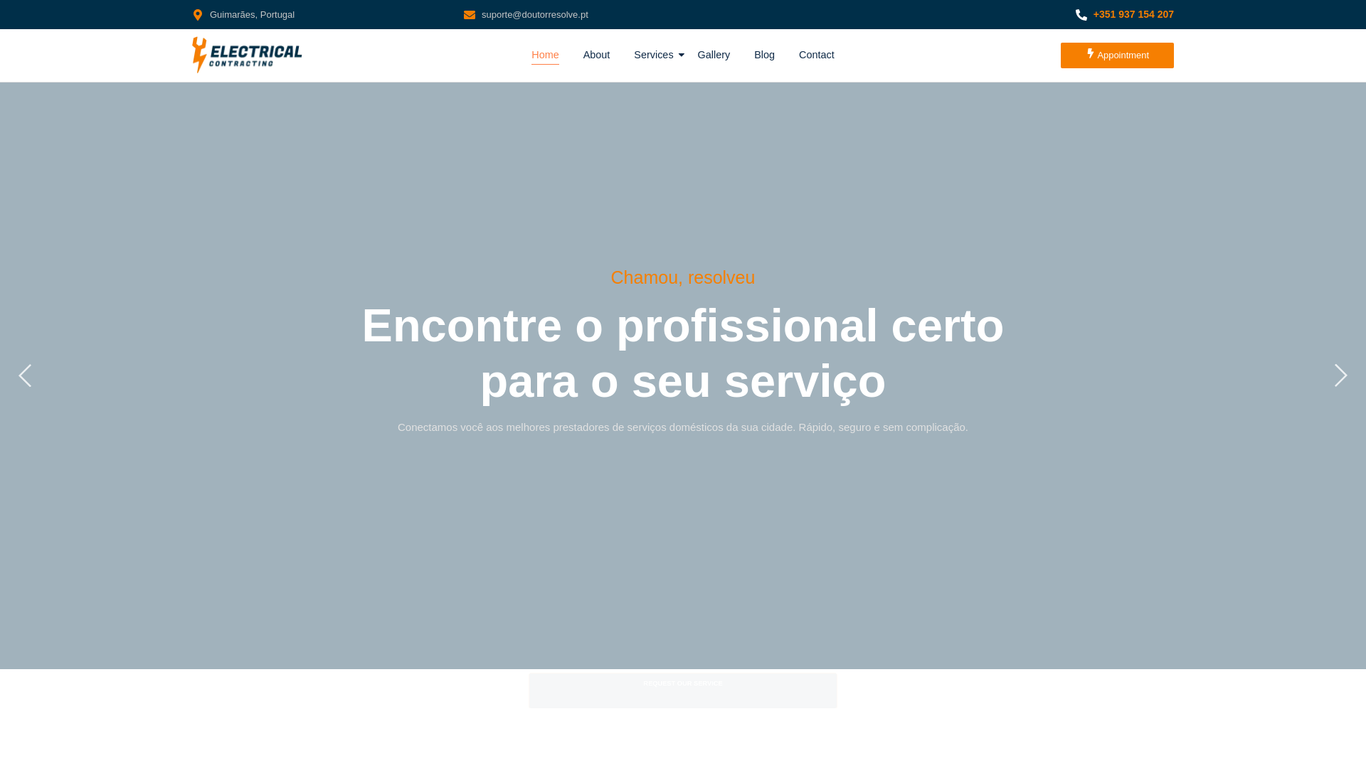 website screenshot of https://doutorresolve.pt