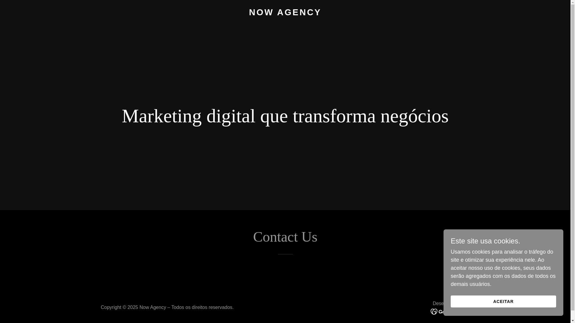 website screenshot of https://nowagency.site/