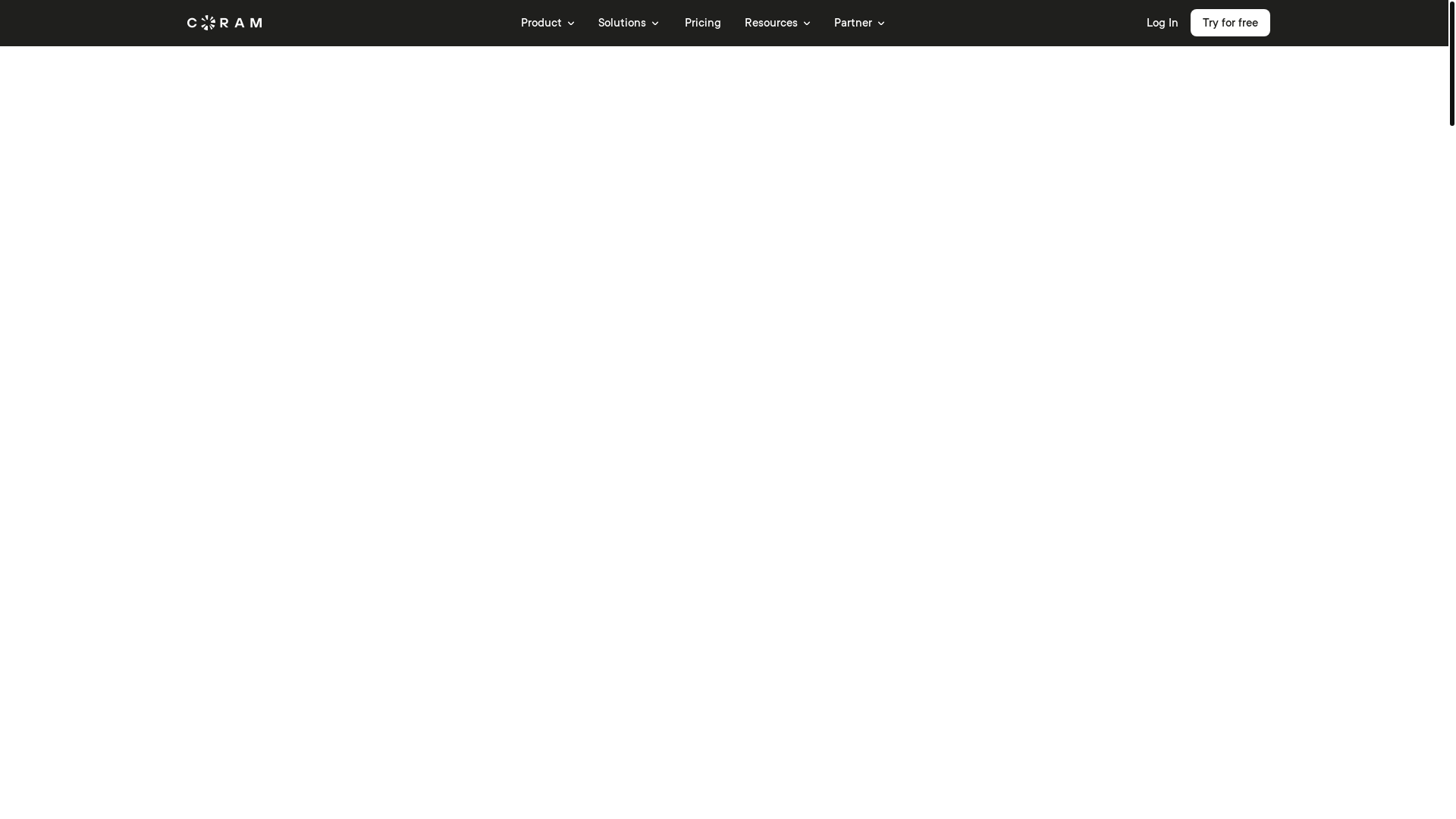 website screenshot of https://coramassist.com/