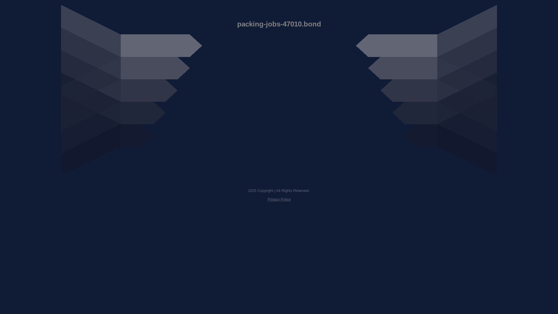 website screenshot of https://packing-jobs-47010.bond/