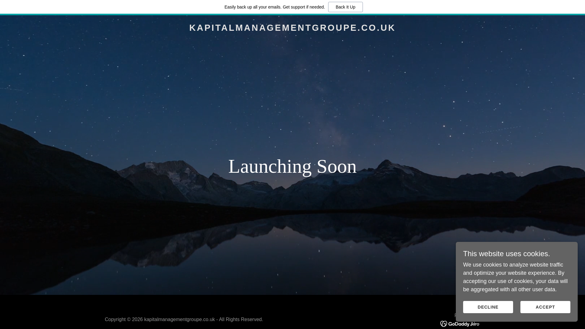 website screenshot of https://kapitalmanagementgroupe.co.uk