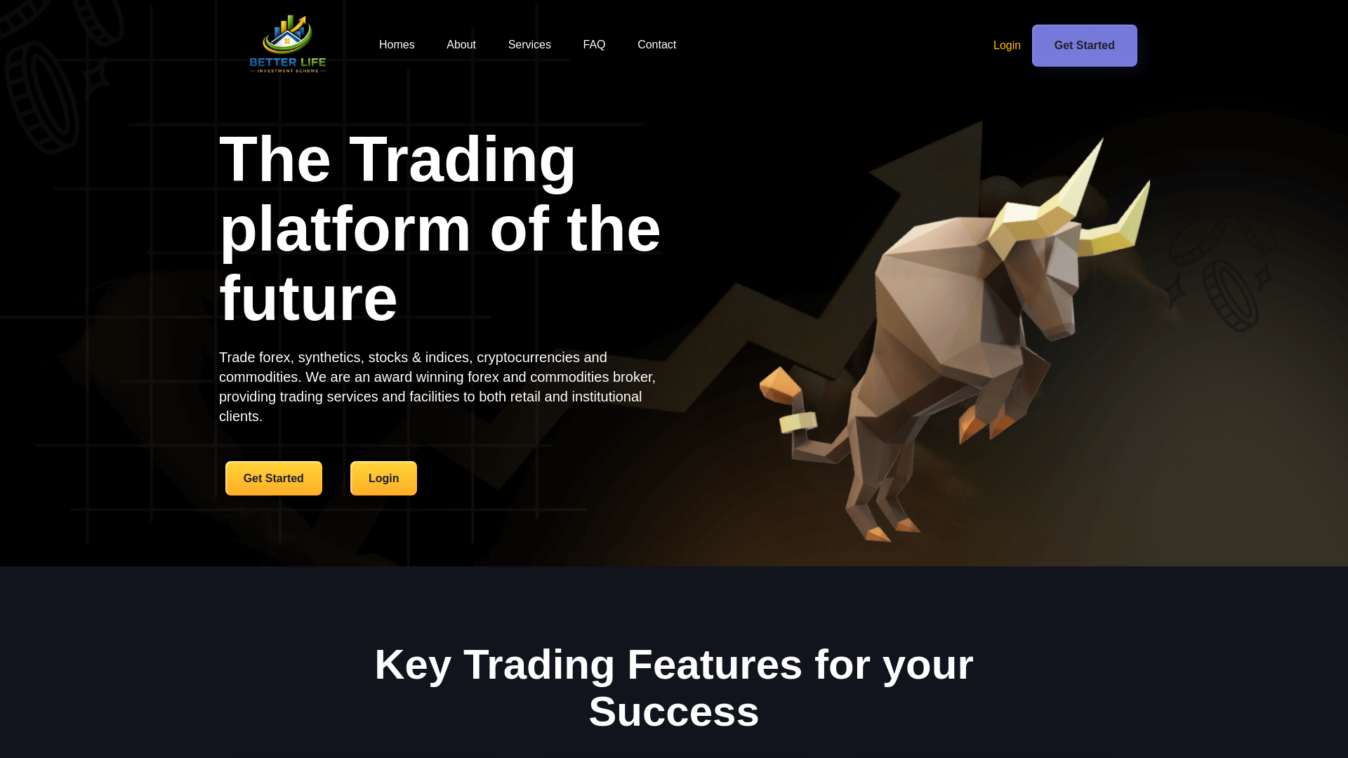 website screenshot of https://betterlifescheme.pro