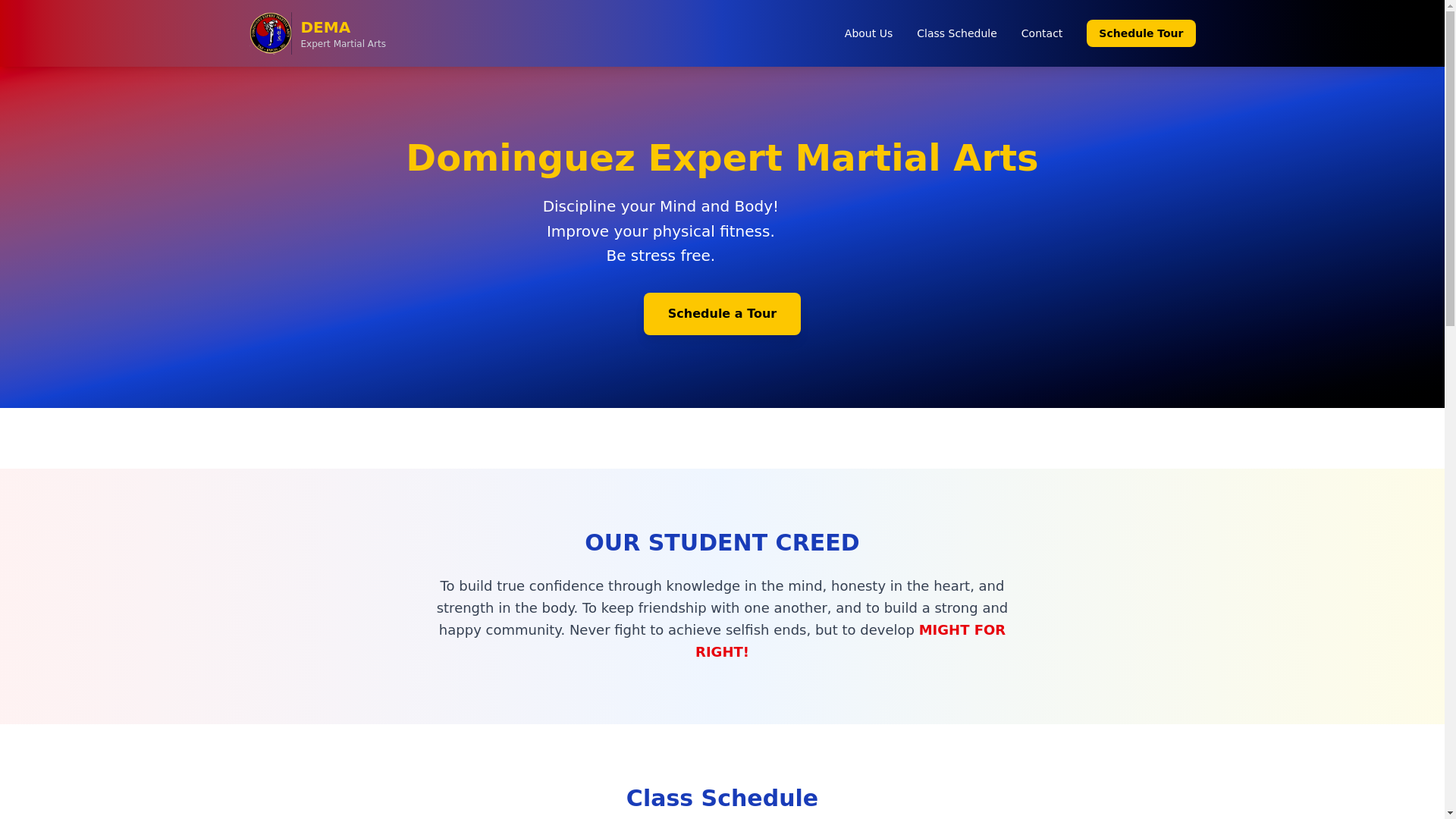 website screenshot of https://dematkd.com/