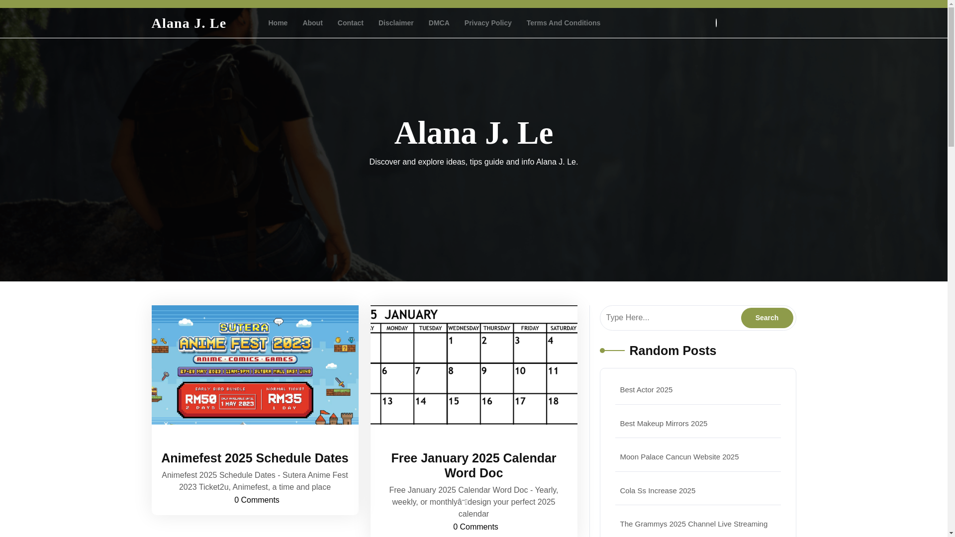 website screenshot of https://alanajle.pages.dev/
