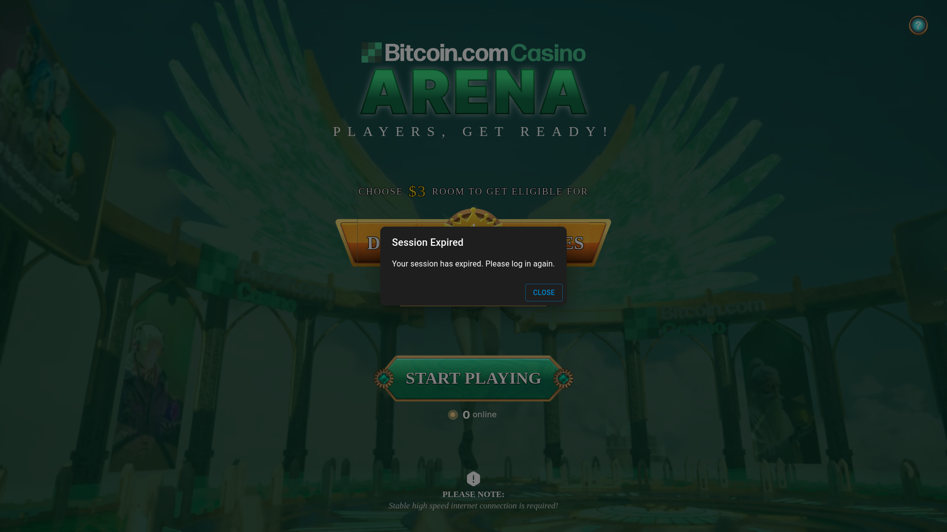 website screenshot of https://bitcoin-casino-frontend.pages.dev/