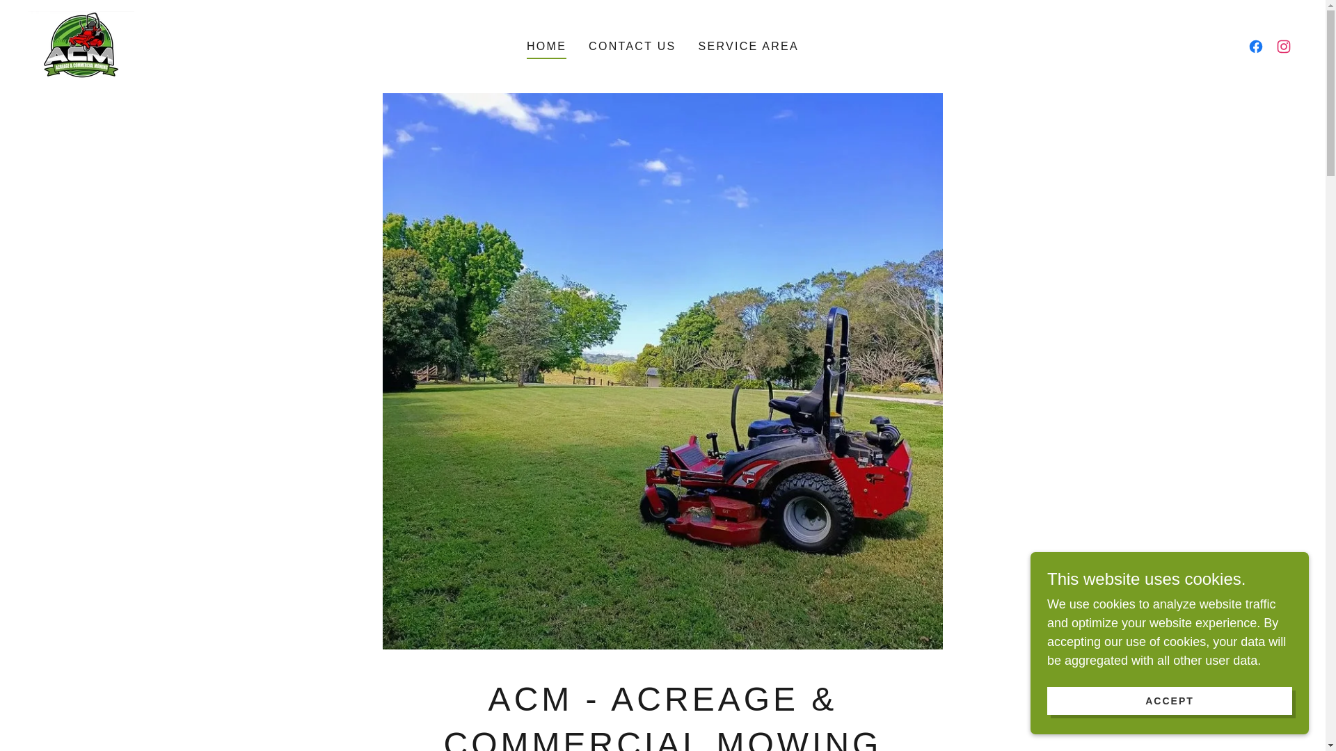 website screenshot of https://acmlawn.com.au/