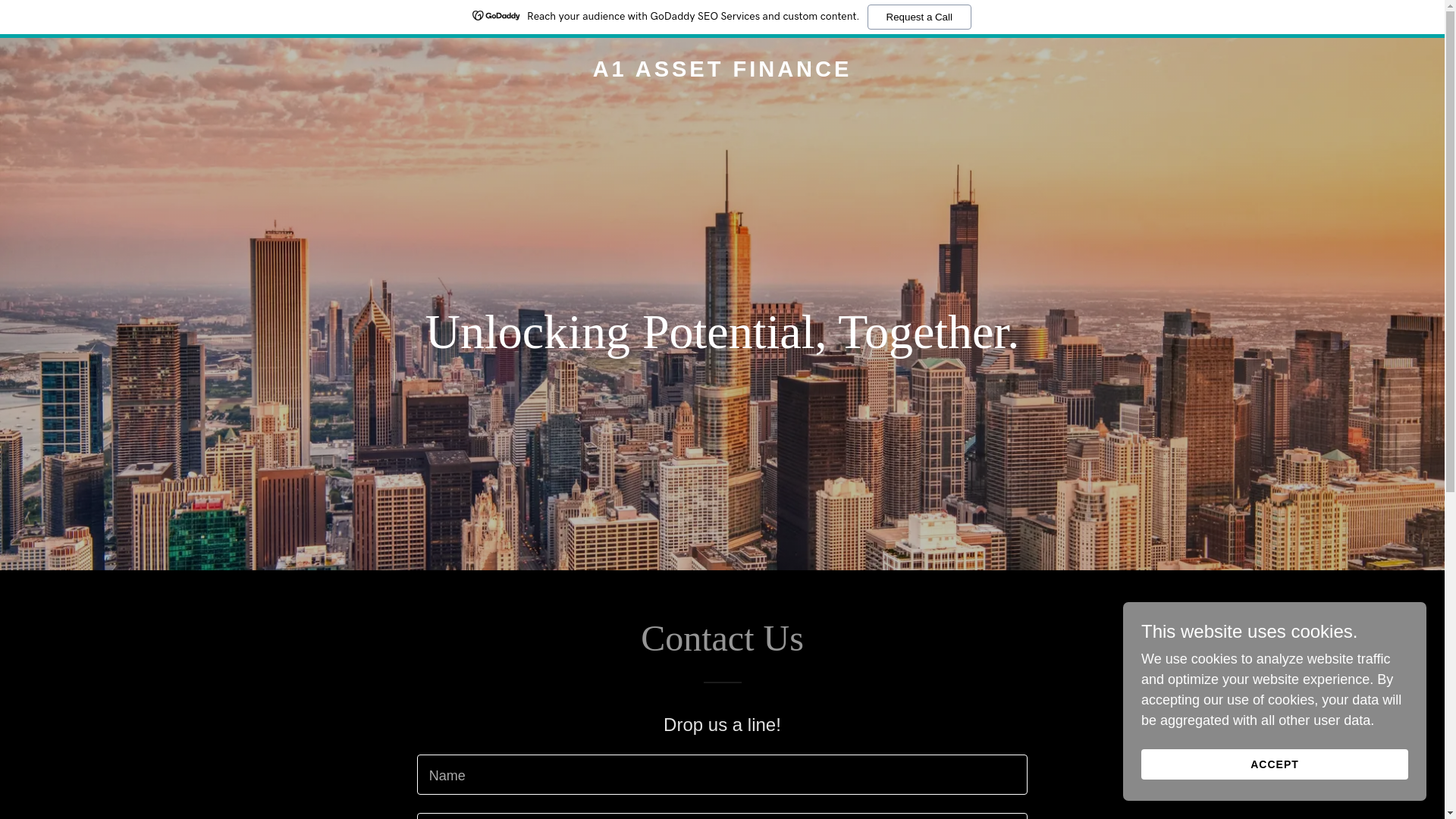 website screenshot of https://a1assetfinance.com.au/