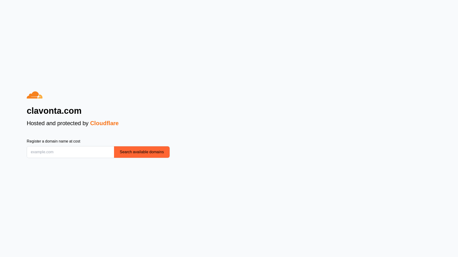 website screenshot of https://clavonta.com/