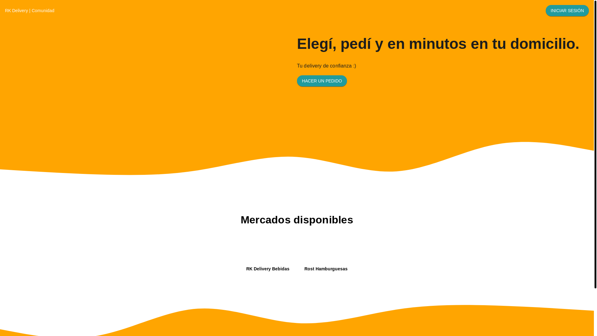 website screenshot of https://rkdelivery.com.ar/