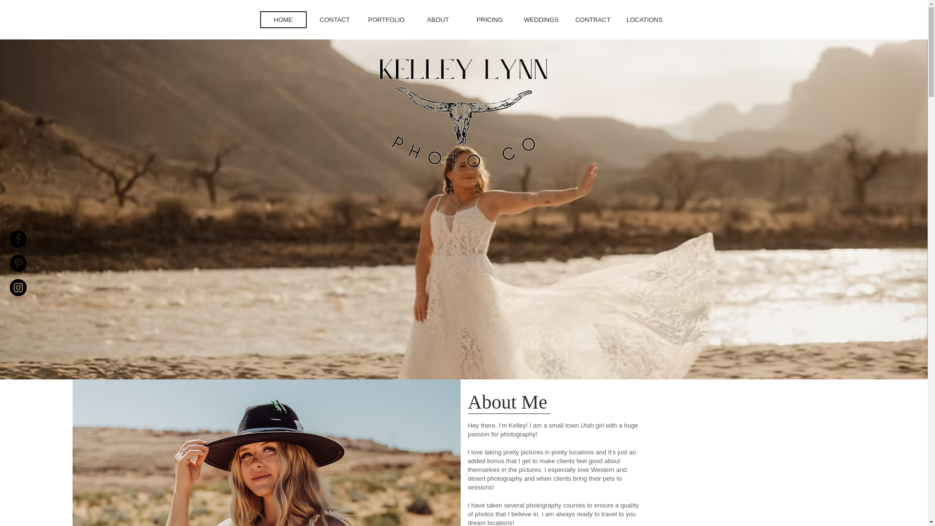 website screenshot of https://kelleylynnphoto.com/