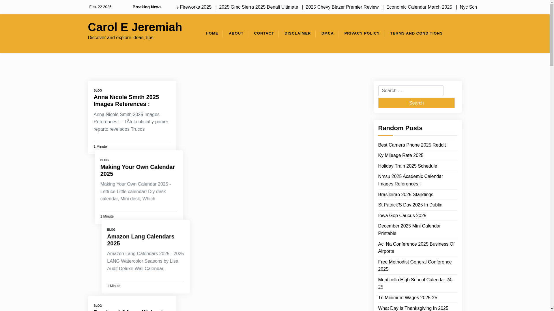 website screenshot of https://carolejeremiahg.pages.dev/