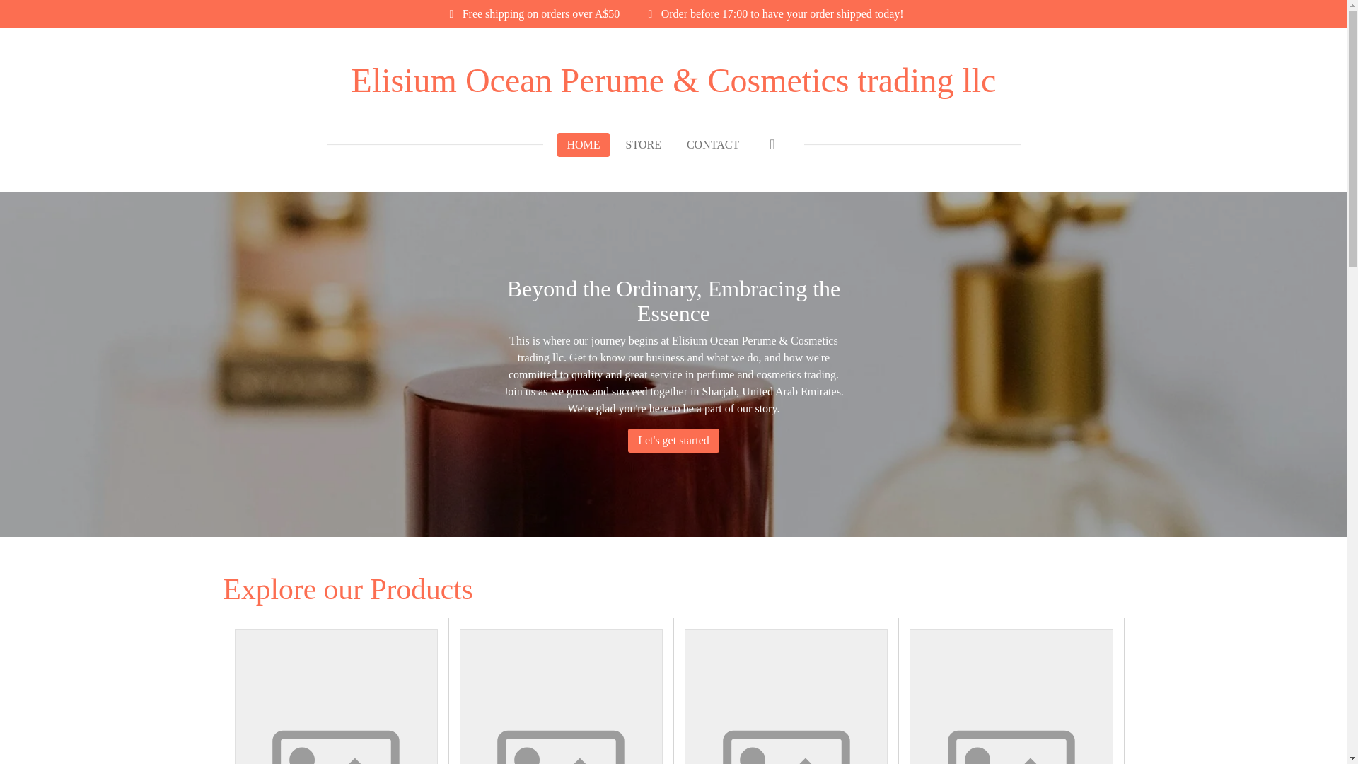 website screenshot of https://elisiumocean.com/