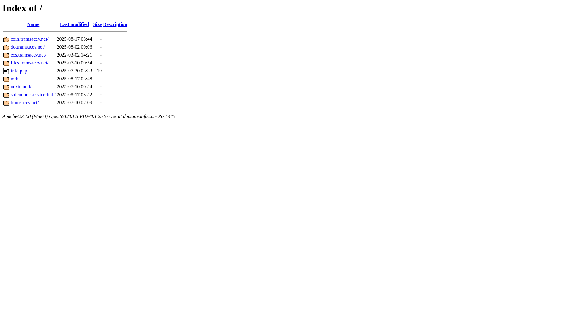 website screenshot of https://domainxinfo.com/