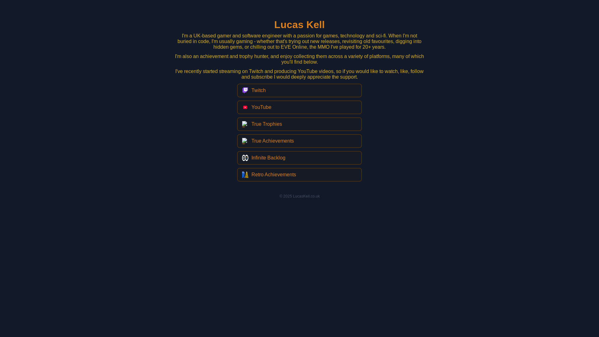 website screenshot of https://lucaskell-co-uk.pages.dev/