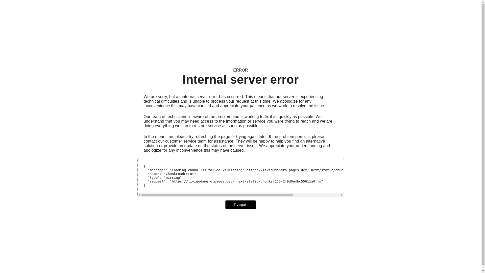 website screenshot of https://livigudangro.pages.dev/
