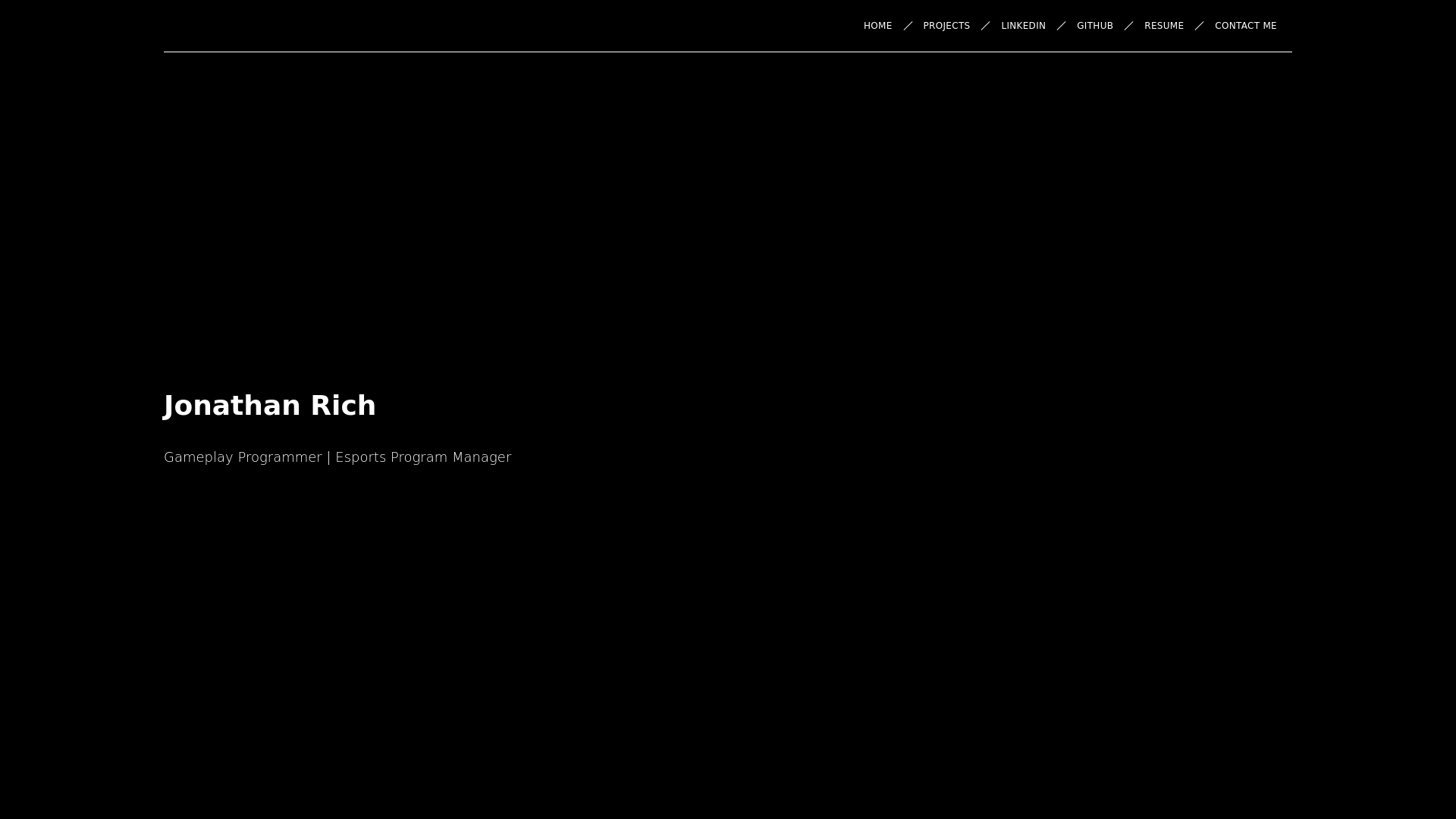 website screenshot of https://richjonathan.tech/