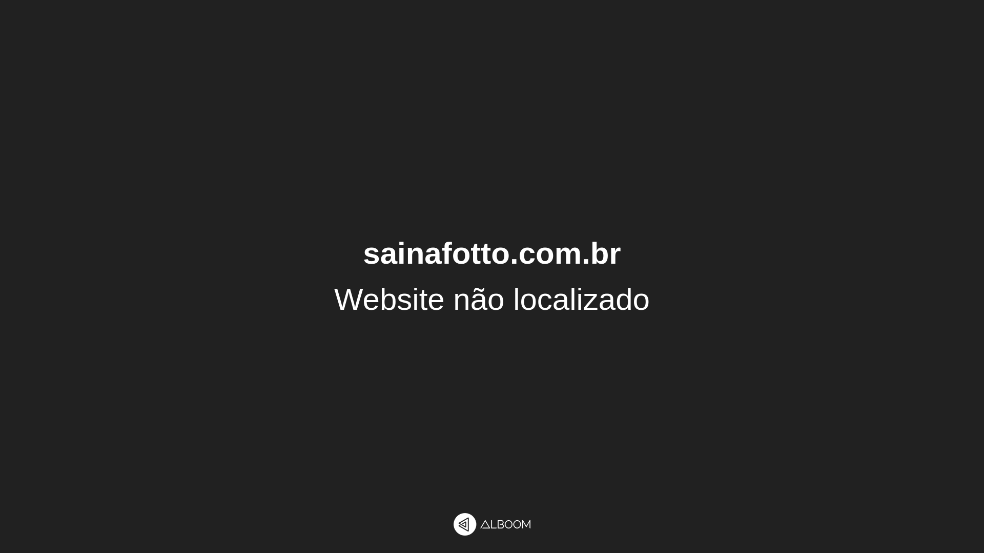 website screenshot of https://sainafotto.com.br/