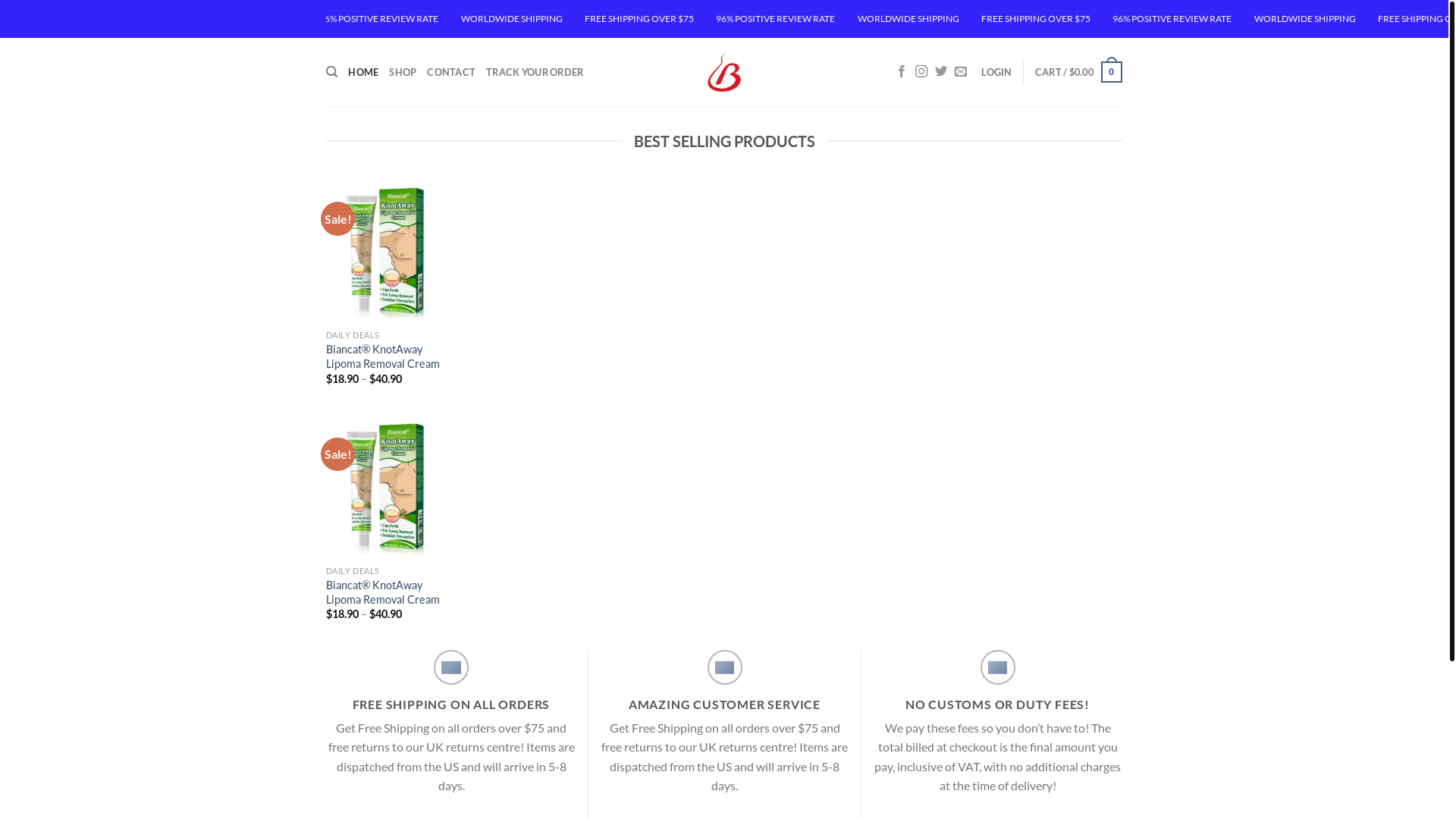 website screenshot of https://biancat-knotaway-lipoma-removal-cream.com/