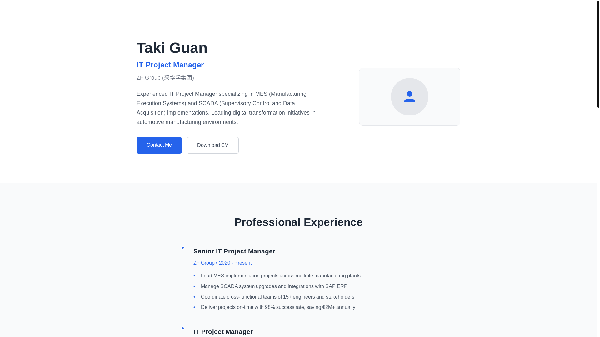 website screenshot of https://taki-autos.pages.dev/