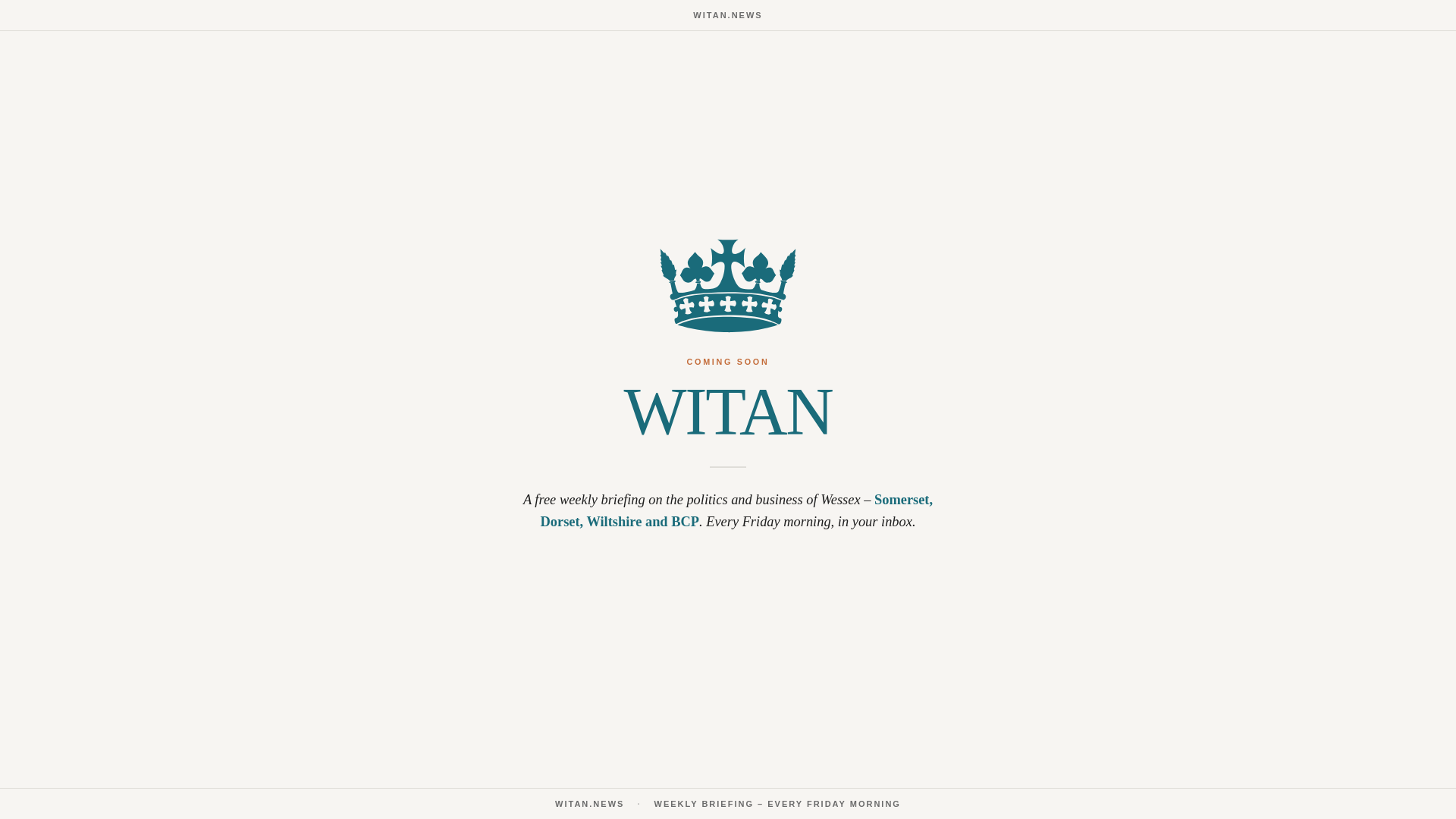 website screenshot of https://witan-comingsoon.pages.dev/