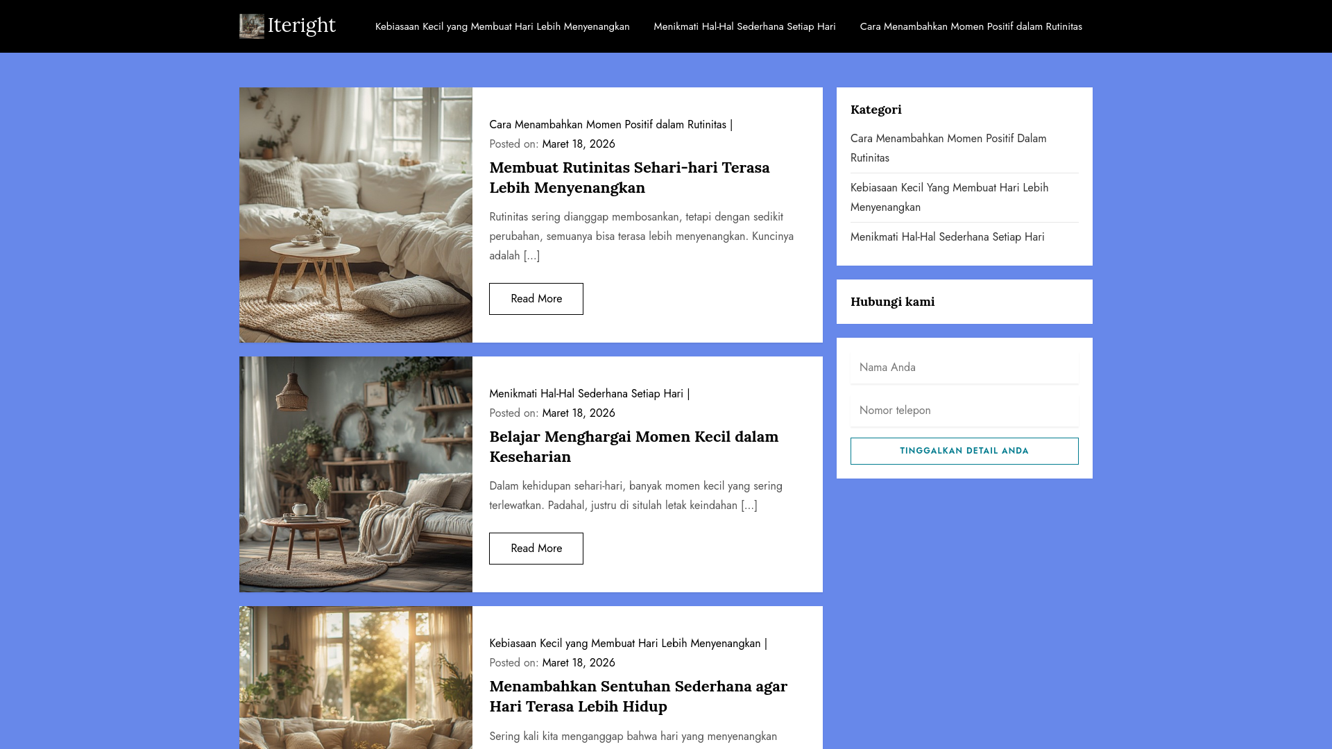website screenshot of https://iterightinc.onl