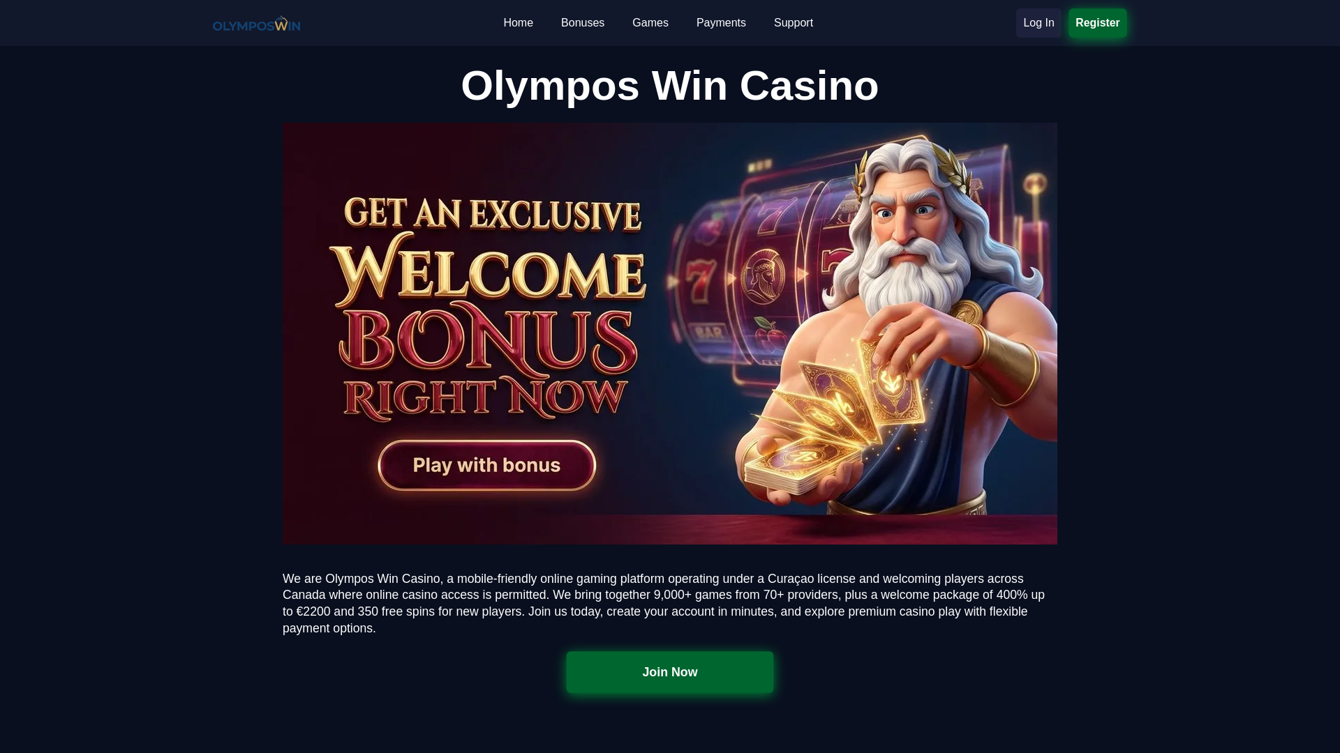 website screenshot of https://olymposwin-ca-49074.pages.dev/