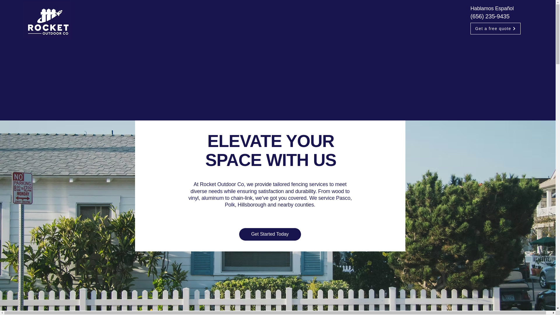 website screenshot of https://rocketoutdoorco.com/