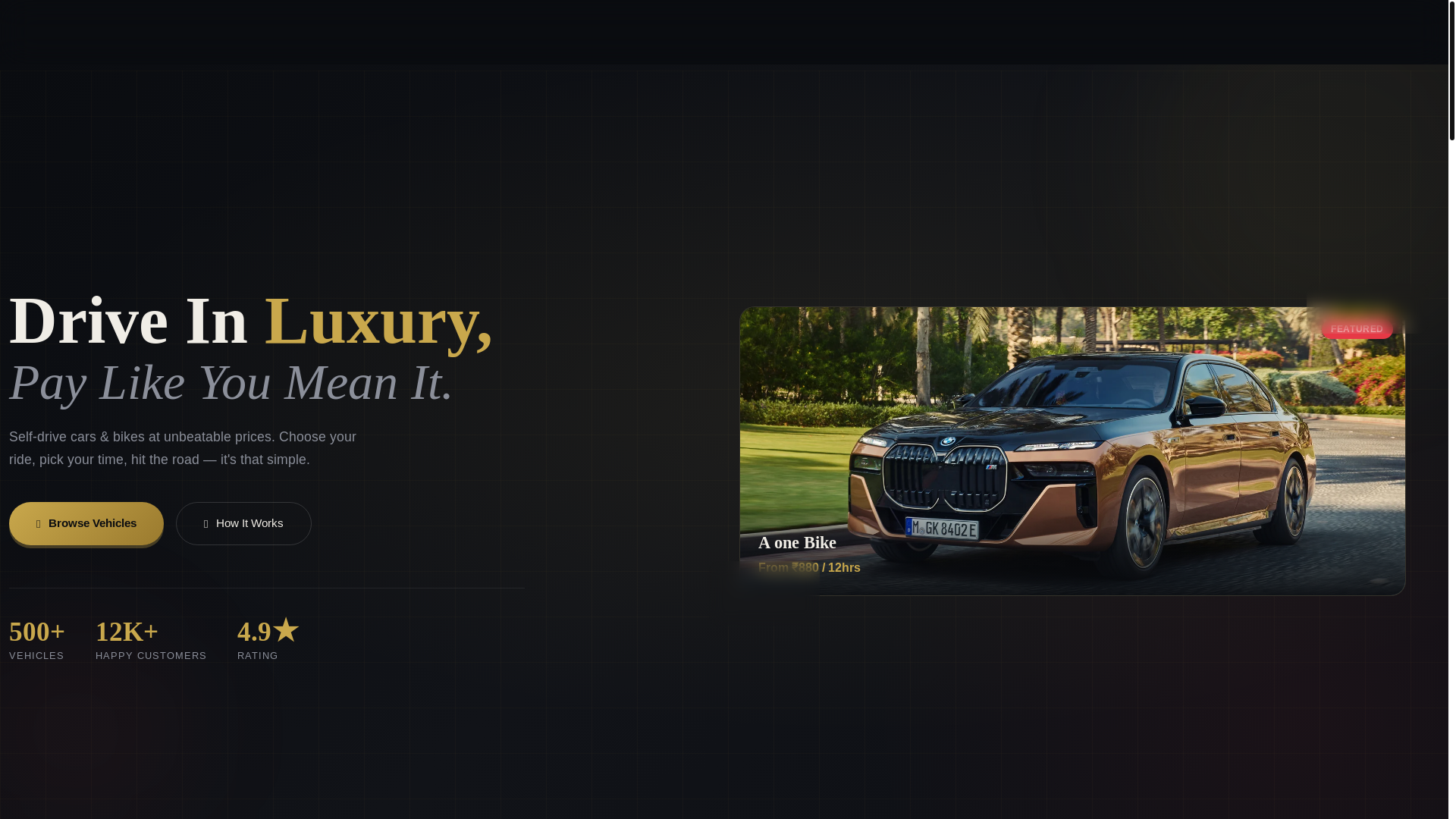 website screenshot of https://primerentalsudaipur.com/