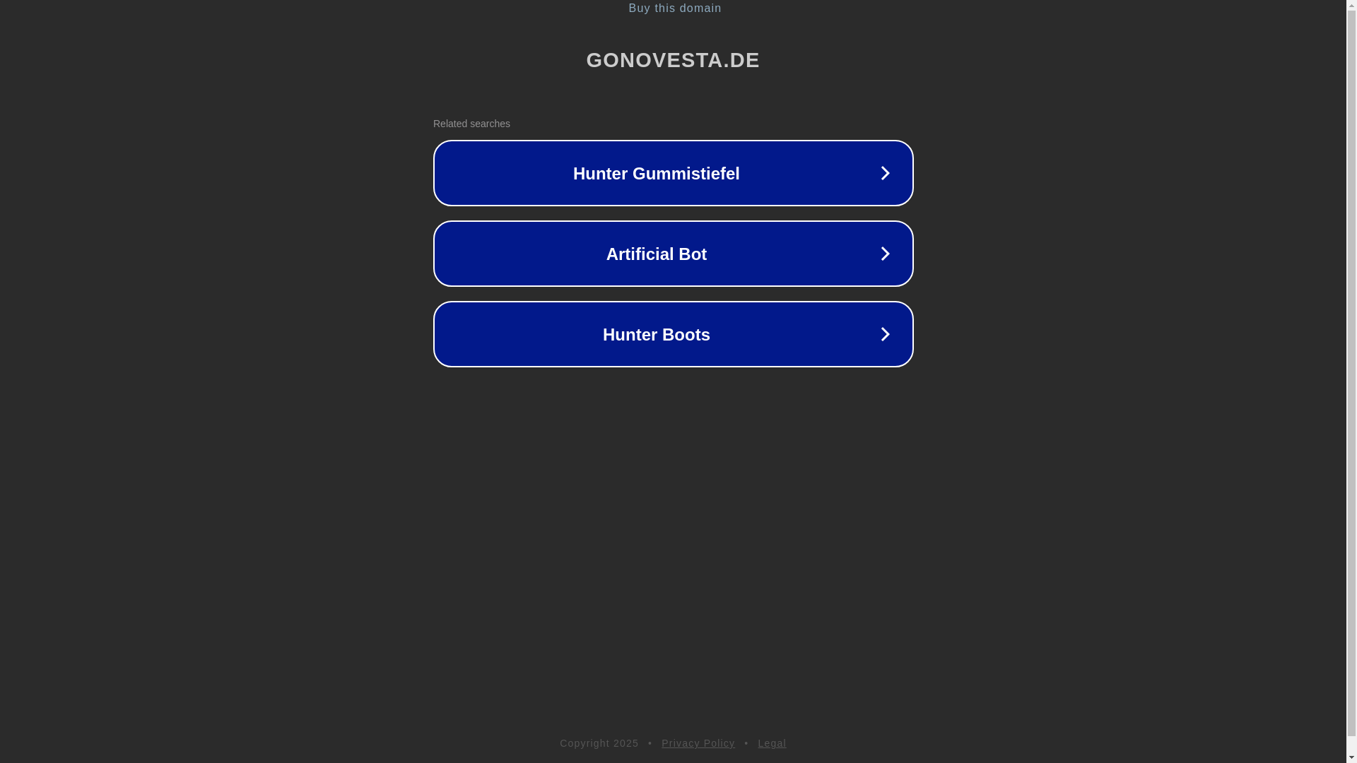 website screenshot of https://gonovesta.de/