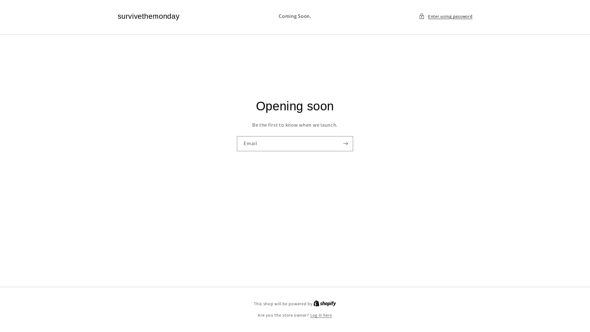 website screenshot of https://survivethemonday.us/
