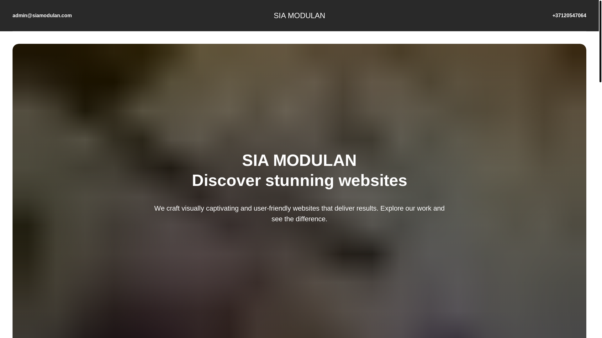 website screenshot of https://siamodulan.com/