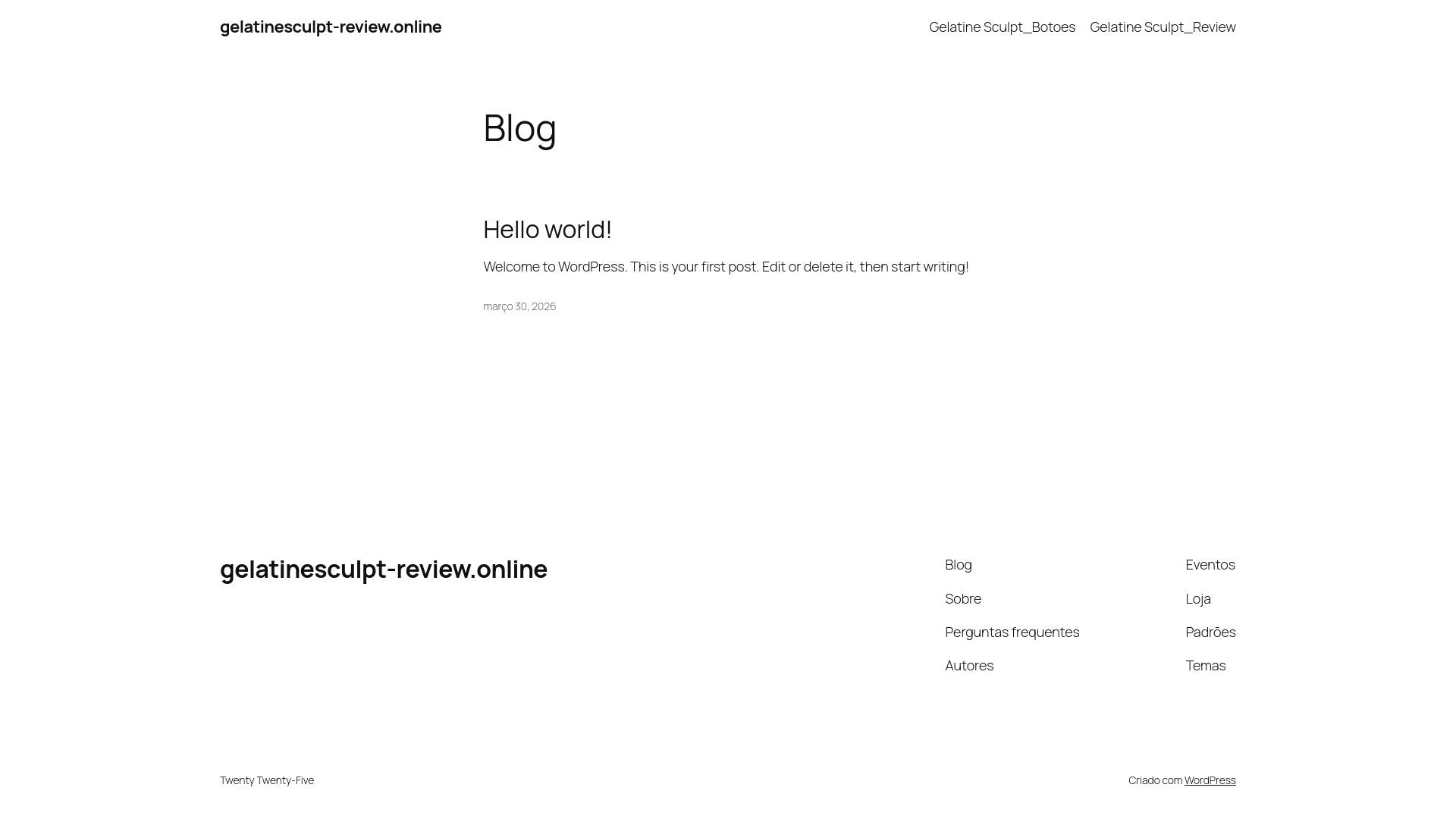 website screenshot of https://gelatinesculpt-review.online