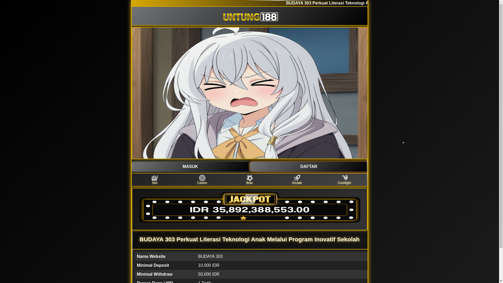 website screenshot of https://budaya303-120.pages.dev/