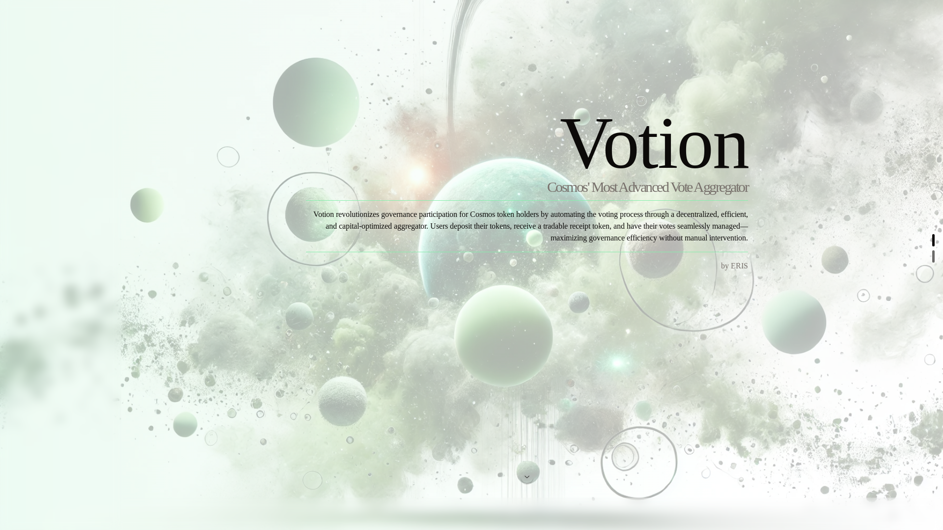 website screenshot of https://votion-frontend.pages.dev/