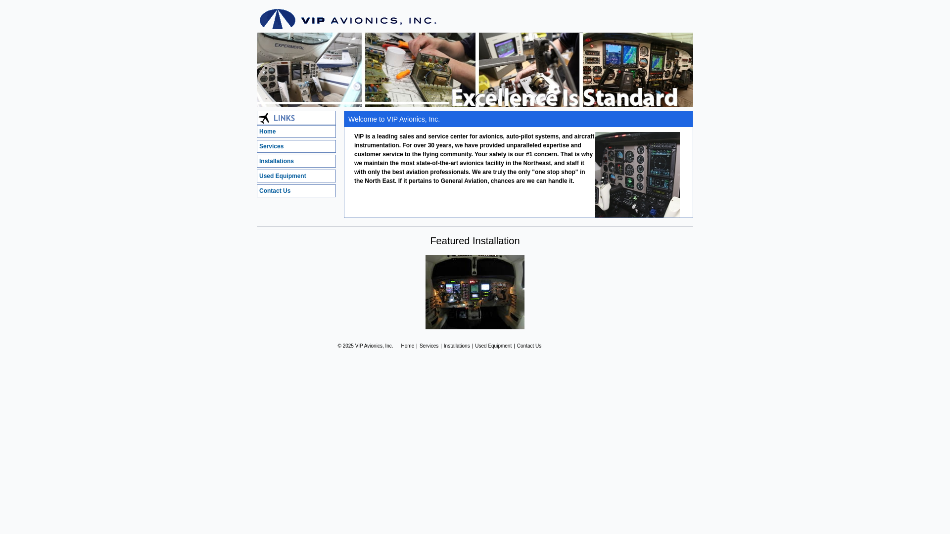 website screenshot of https://vip-avionics.pages.dev/