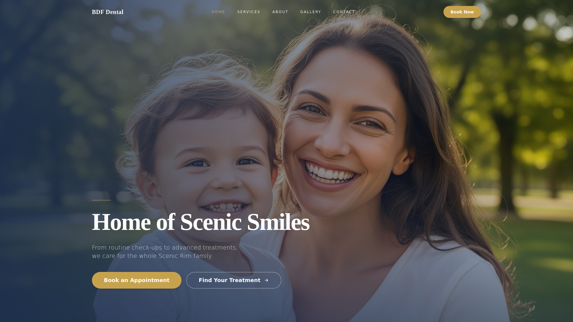 website screenshot of https://bdfdentalclinic.com.au