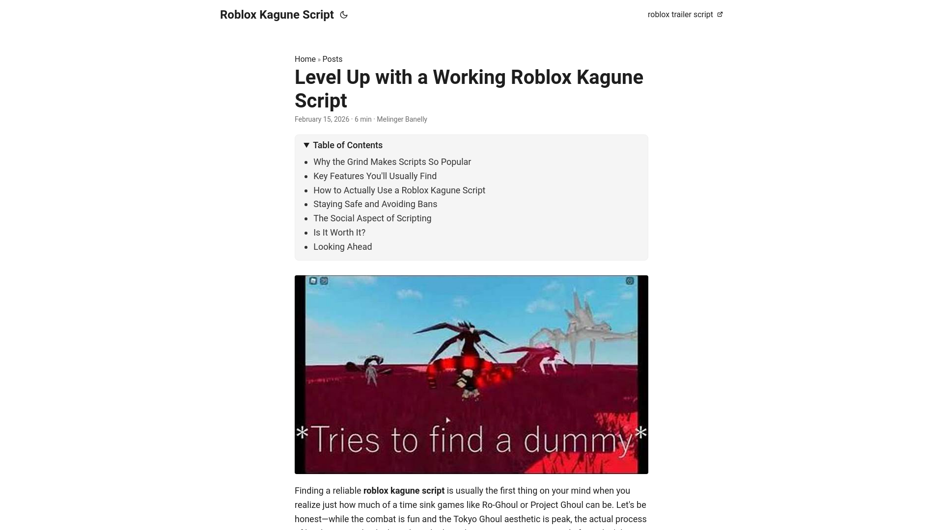 website screenshot of https://roblox-kagune-script.pages.dev/