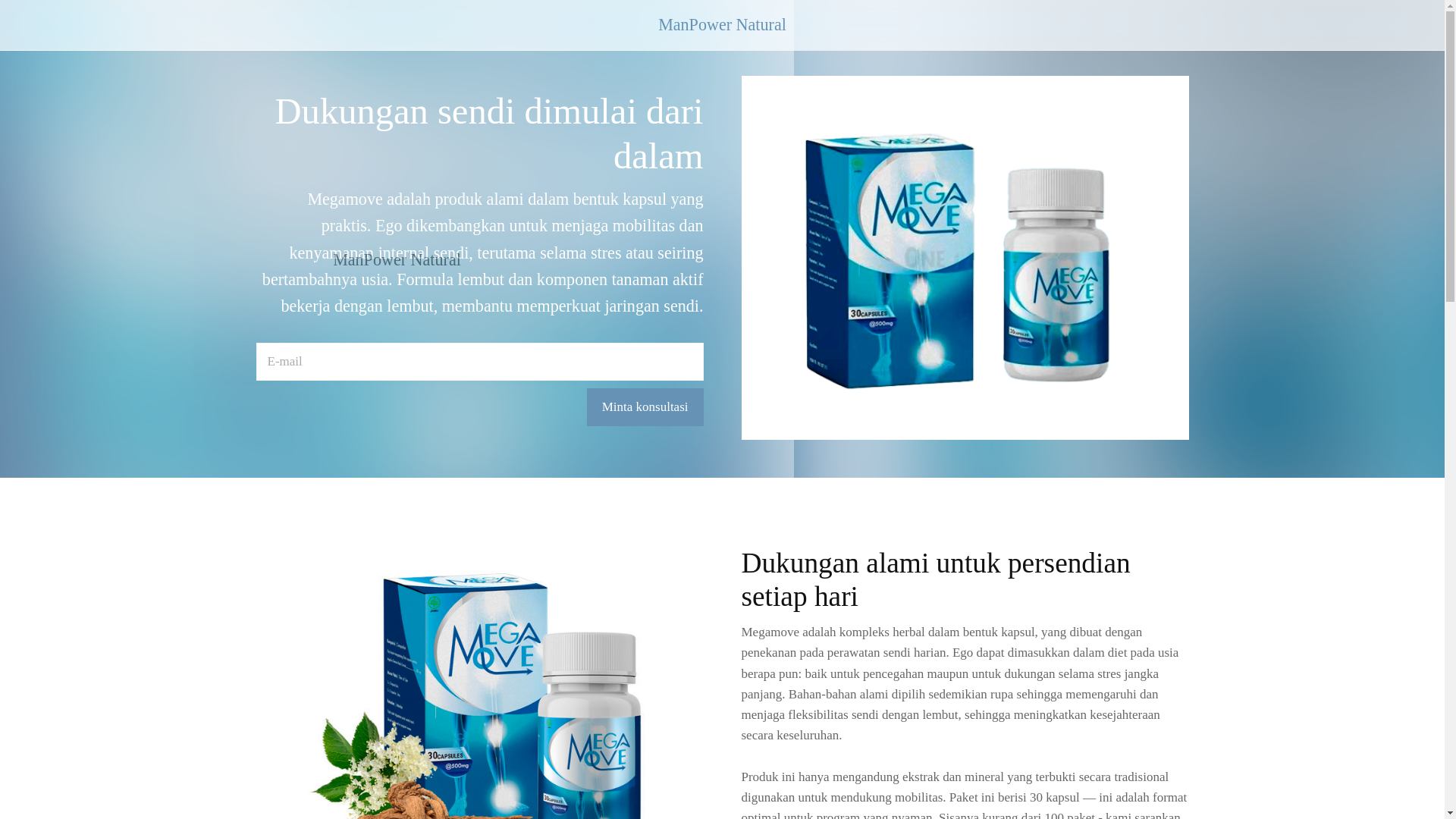 website screenshot of https://manpowernaturalc.info/